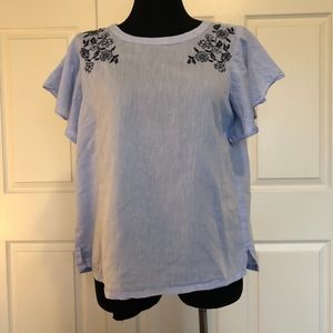 Blue LOFT Top